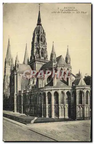 Ansichtskarte AK Bayeux La Cathedrale Cote de L Abside