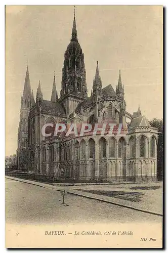 Ansichtskarte AK Bayeux La Cathedrale Cote de L Abside