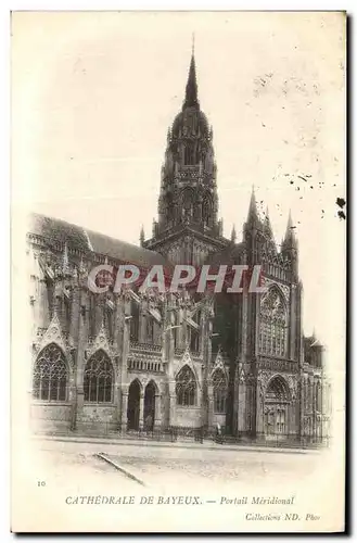 Cartes postales Bayeux La Cathedrale Portail Meridional