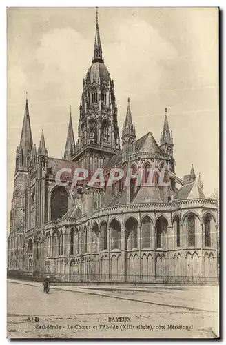 Ansichtskarte AK Bayeux La Cathedrale Cote meridional