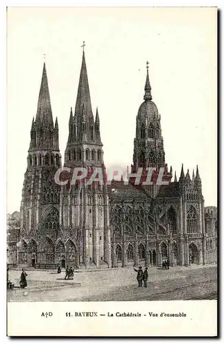 Cartes postales Bayeux La Cathedrale Vue d ensemble