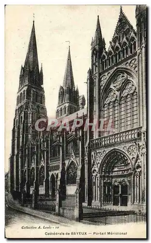 Ansichtskarte AK Cathedrale de Bayeux Portail Meridional