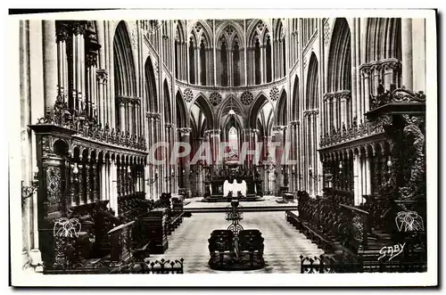 Ansichtskarte AK Bayeux La Cathedrale Le choeur