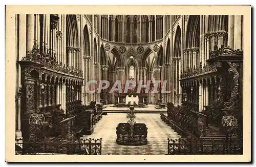 Ansichtskarte AK Bayeux Interieur de la Cathedrale Le choeur