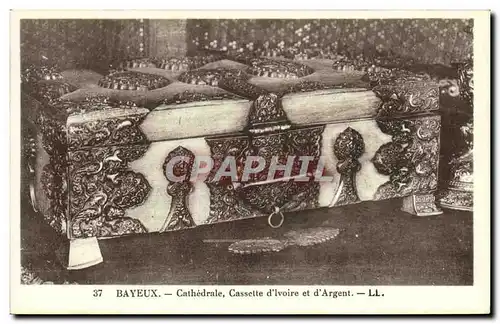 Cartes postales Bayeux Cathedrale Cassette d Lvoire et d Argent