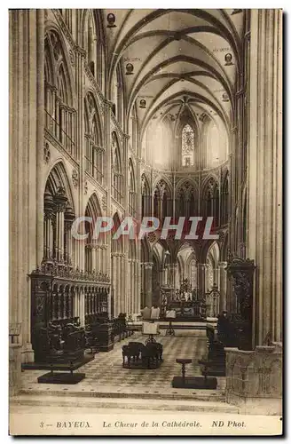 Cartes postales Bayeux Le Choeur de la Cathedrale