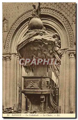 Ansichtskarte AK Bayeux La Cathedrale La Chaire