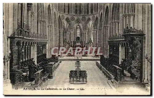 Cartes postales Bayeux La Cathedrale Le Choeur