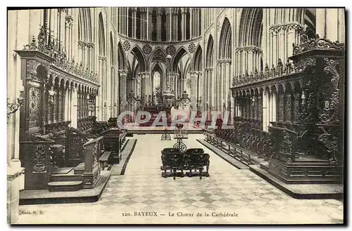 Cartes postales Bayeux La Cathedrale Le Choeur