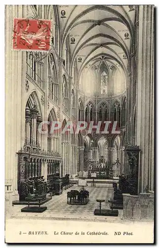 Cartes postales Bayeux Le Choeur de la Cathedrale