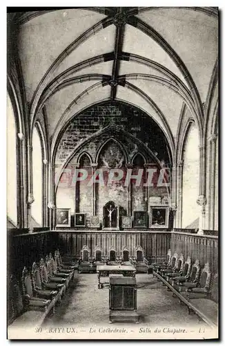 Ansichtskarte AK Bayeux La Cathedrale Salle du Chapitre