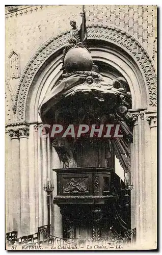 Ansichtskarte AK Bayeux La Cathedrale La chaire