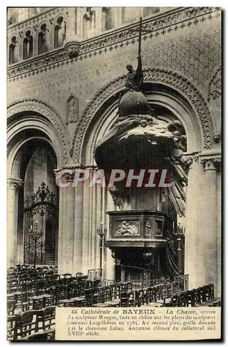 Ansichtskarte AK Bayeux Cathedrale de La Chaire