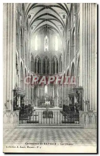 Cartes postales Bayeux Cathedrale Le choeur