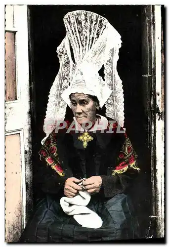 Cartes postales Bayeux Costumes Normands Coiffure Ancienne Folklore Costume Coiffe La Bourgogne