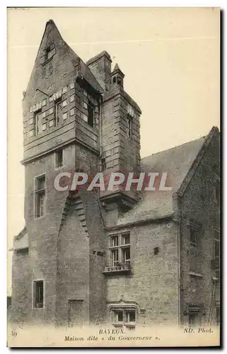 Ansichtskarte AK Bayeux Maison du Gouverneur