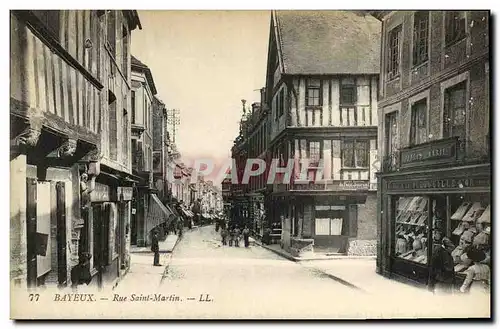 Cartes postales Bayeux La Rue Saint Martin