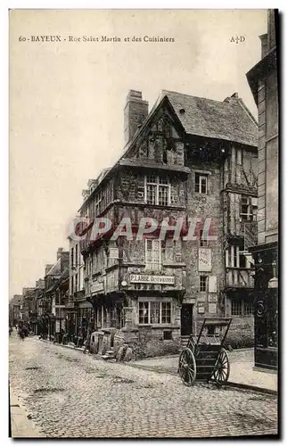 Cartes postales Bayeux La Rue Saint Martin et des Cuisiniers