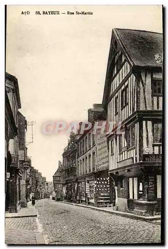 Cartes postales Bayeux La Rue Saint Martin