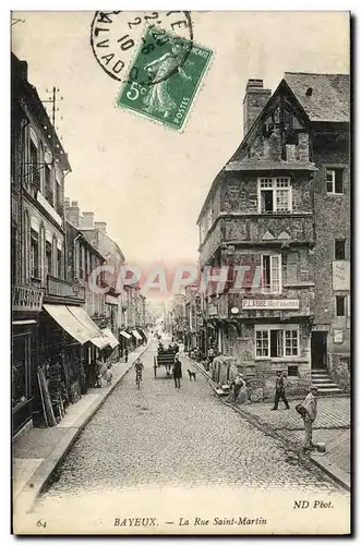 Cartes postales Bayeux La Rue Saint Martin