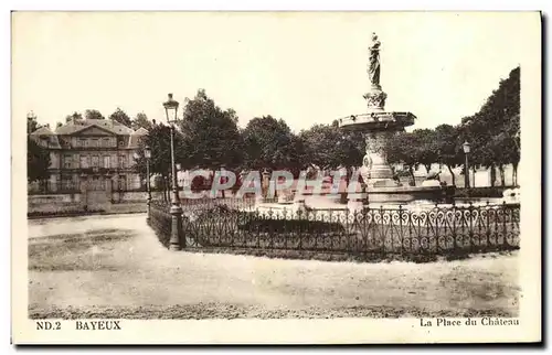 Cartes postales Bayeux La Place du Chateau