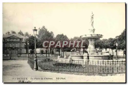 Cartes postales Bayeux La Place du Chateau