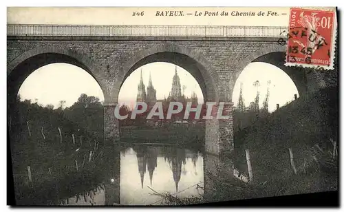 Ansichtskarte AK Bayeux Le Pont du Chemin de Fer