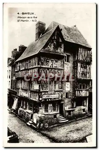 Moderne Karte Bayeux Maison de la Rue St Martin