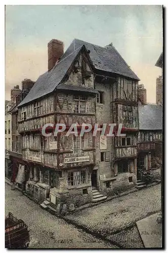 Cartes postales moderne Bayeux Vieilles Maisons P Labbe Restaurateur