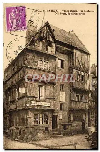 Ansichtskarte AK Bayeux Vieille Maison Rue St Martin