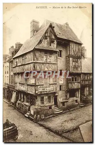 Ansichtskarte AK Bayeux Vieille Maison de la Rue St Martin