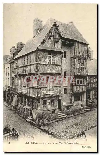 Cartes postales Bayeux Maison de la Rue Saint Martin