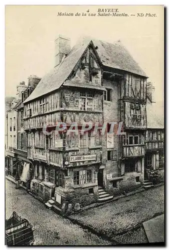 Cartes postales Bayeux Maison de la Rue Saint Martin