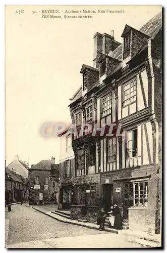 Ansichtskarte AK Bayeux Arcienne Maison Rue Bienvenue