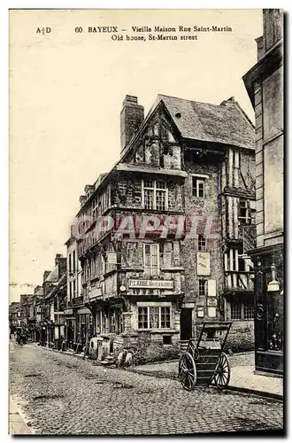 Ansichtskarte AK Bayeux Vieille Maison Rue Saint Martin