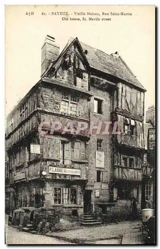 Cartes postales Bayeux Vieille Maison Rue Saint Martin