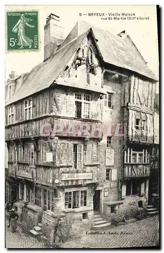 Ansichtskarte AK Bayeux Vieille Maison Rue St Martin