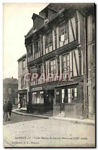 Cartes postales Bayeux Vieille Maison de Bois Rue Bienvenue Blanchisserie