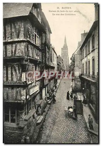 Cartes postales Bayeux Vieille Maison de Bois Rue des cuisiniers