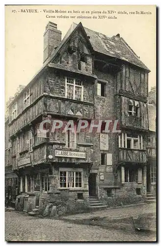 Cartes postales Bayeux Vieille Maison de Bois Rue St martin