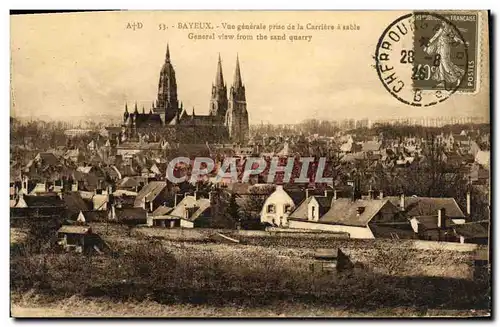 Cartes postales Bayeux Vue Generale Prise de la Carriere a Sable