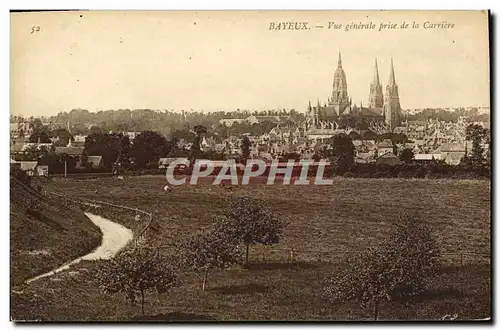 Cartes postales Bayeux Vue Generale Prise de la Carriere a Sable