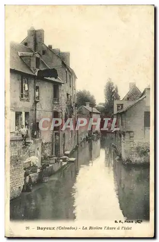 Cartes postales Bayeux La Riviere l Aure a l lslet Lavandieres