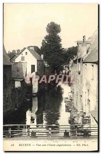 Cartes postales Bayeux Vue sur l Aure superieure Lavandiere