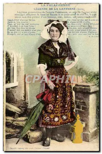 Ansichtskarte AK La Falaisienne Legende de la Lanterne Folklore Costume