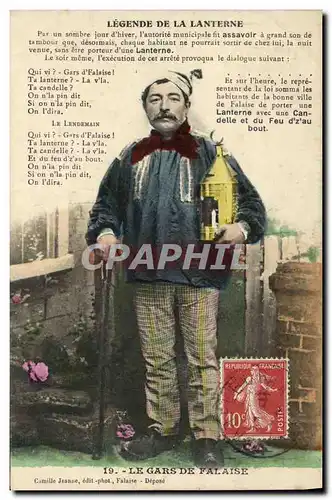 Cartes postales Le Gars de Falaise Folklore Costume