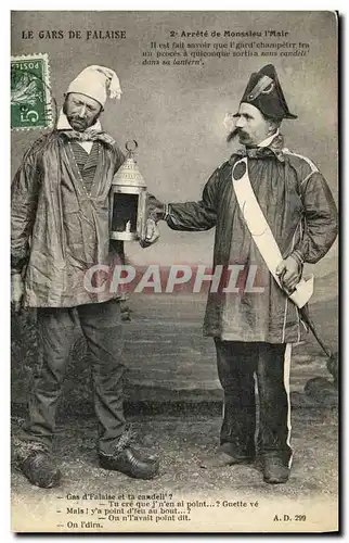 Cartes postales Le Gars de Falaise Folklore Costume