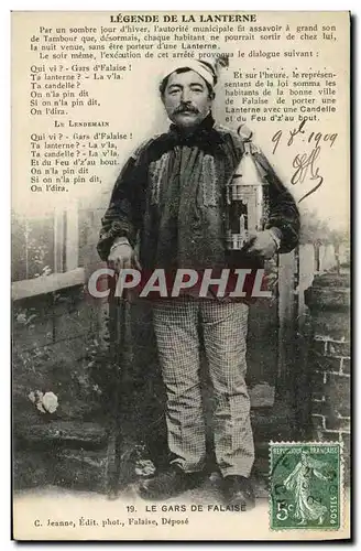 Cartes postales Le Gars de Falaise Folklore Costume