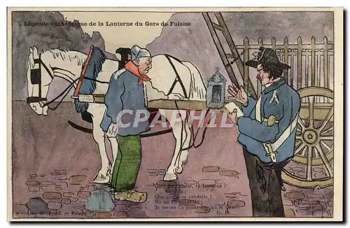 Ansichtskarte AK Legende authentique de la Lanterne du Gars de Falaise Darvwell 1905