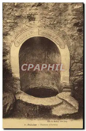 Cartes postales Falaise Fontaine d Arlette